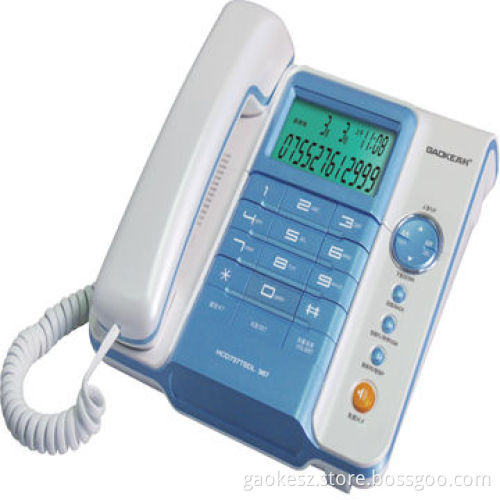 FSK and DTMF Dual Caller ID Phone with 5 Groups of Outgoing Calls and 28 Groups of Incoming Calls